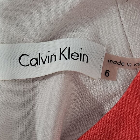 Calvin Klein Horseshoe Neckline Sheath Dress - Picture 3 of 4